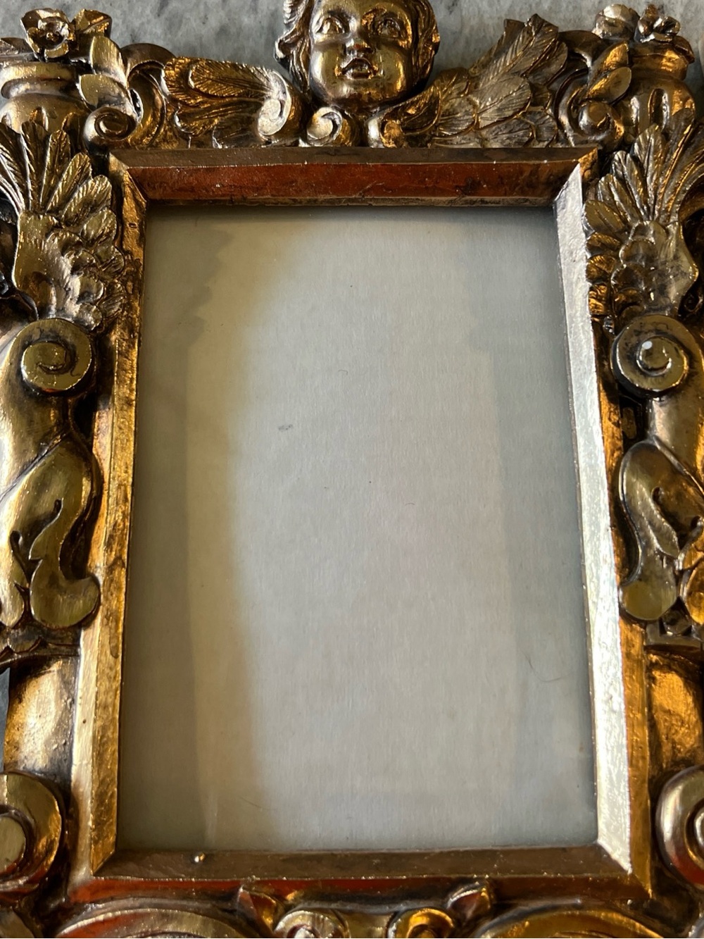 Source Unknown Ornate Gold Cherub Picture Frame - Picture 5 of 10